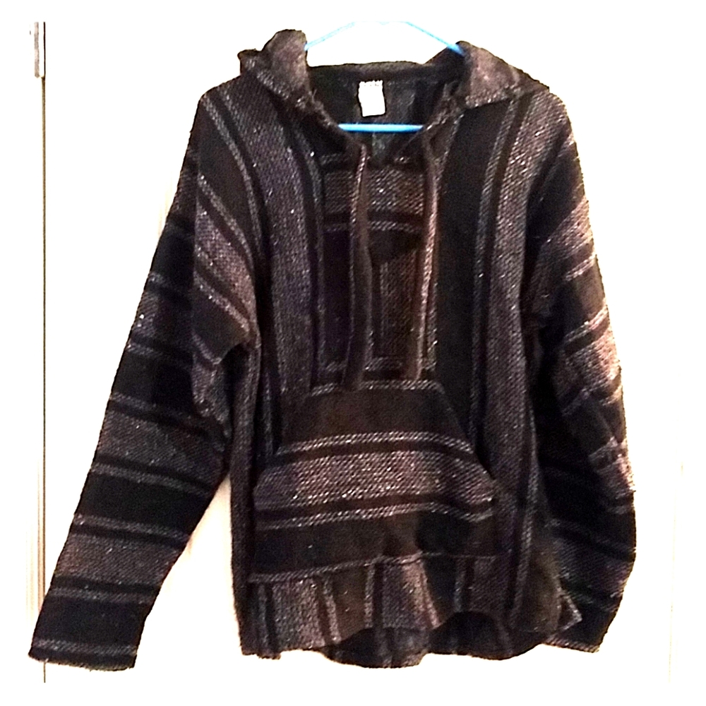 Molina Baja jacket hoodie black and gray